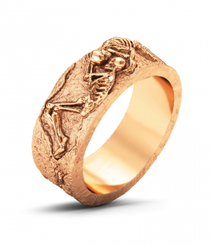 Тематическое кольцо "Любовь до гроба" (Мод. 523)